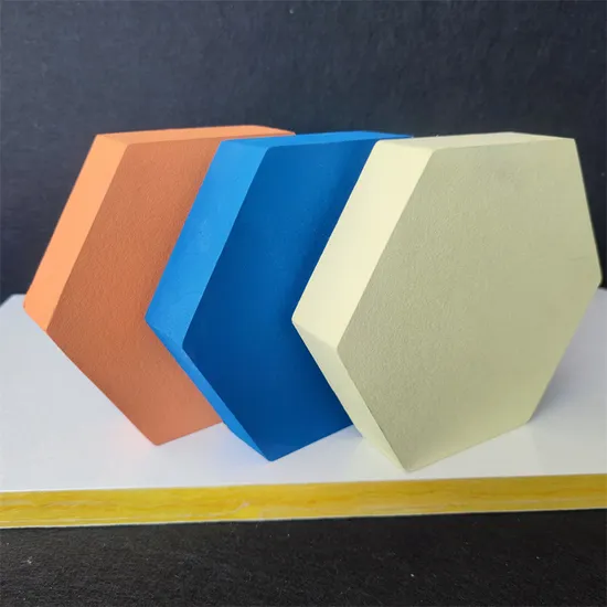 Fiberglass Building Materials Hexagon Acoustic Panel with Nrc 0.9 Soundproof
